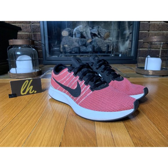 Size 8 W Nike Dualtone Racer “Pink Black” Athletic Running Shoes 917682-600 - Picture 3 of 8